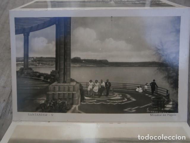 Postales: Lote de 4 postales abanico santander - Foto 3