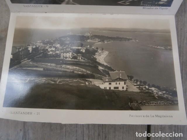 Postales: Lote de 4 postales abanico santander - Foto 4
