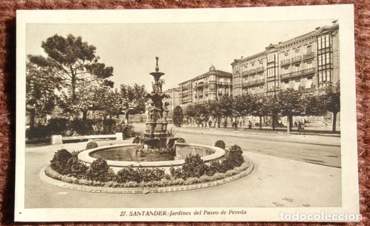 Postales: SANTANDER - PASEO DE PEREDA - Foto 1