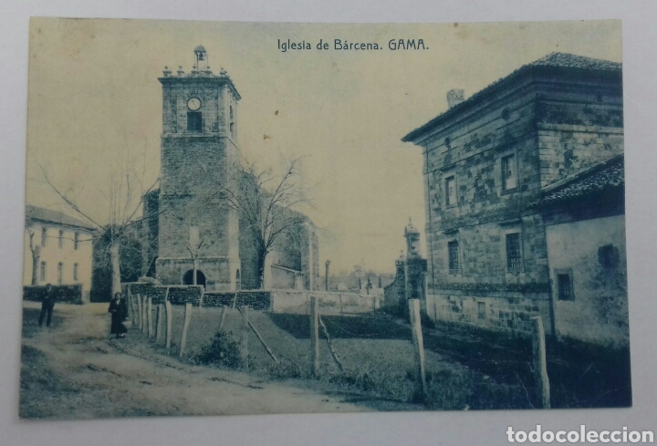 Postales: GAMA. Iglesia de B&aacute;rcena. - Foto 1