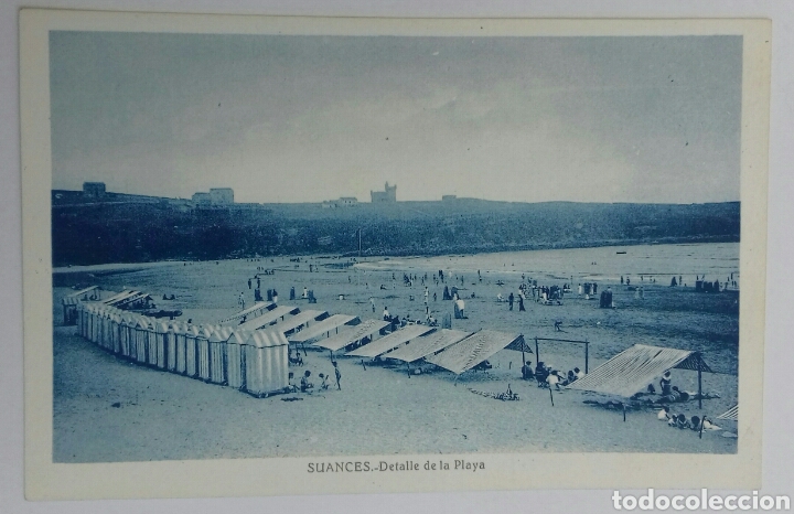 Postales: SUANCES. Detalle de la playa - Foto 1