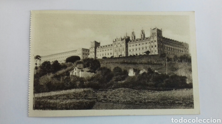 Postales: Comillas. 7.- Los dos Edificios - Foto 1