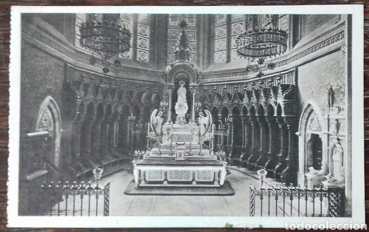Postales: Comillas. 17.- Iglesia. Presbiterio - Foto 1