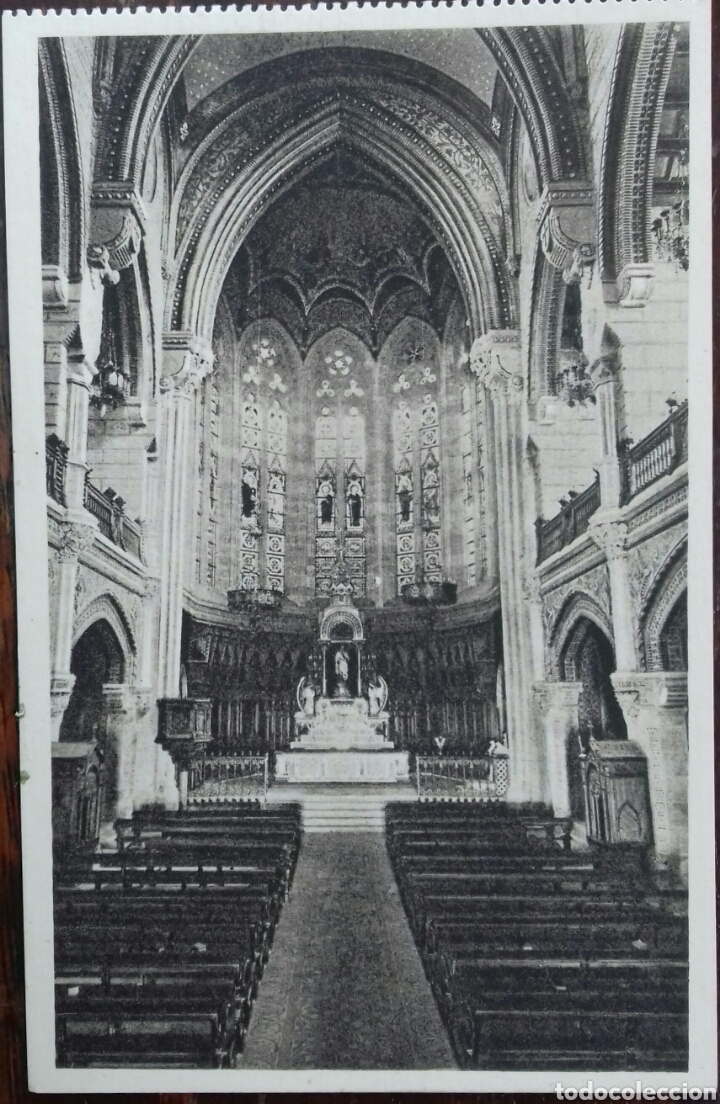 Postales: Comillas. 16.- Iglesia p&uacute;blica. Interior. - Foto 1