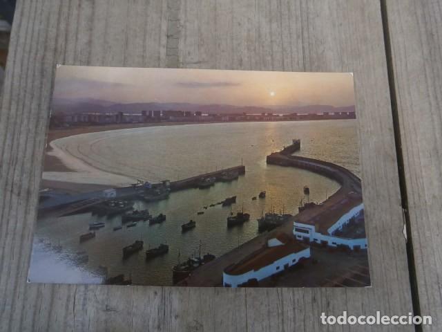 Postales: Postal laredo, atardecer en el puerto - Foto 1
