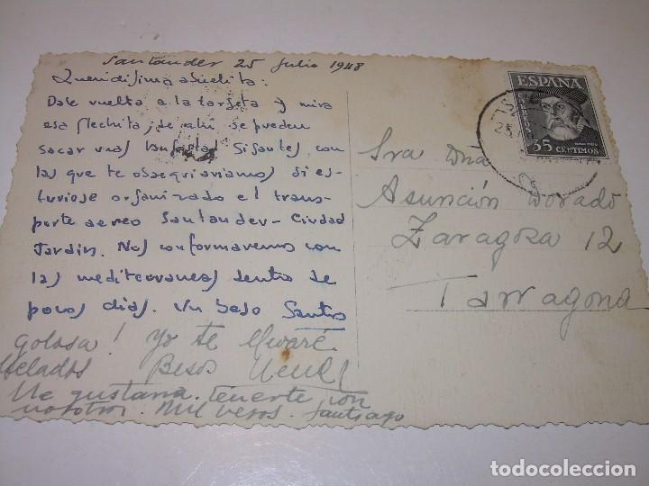 Postales: ANTIGUA POSTAL.....SANTANDER. - Foto 2