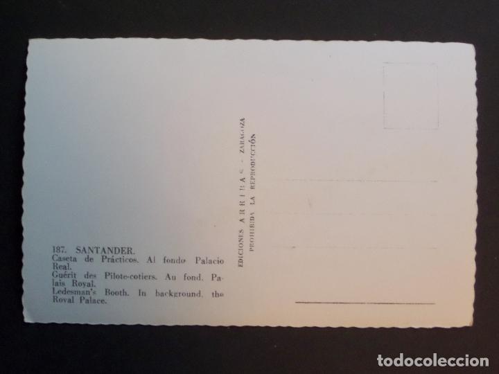 Postales: Santander, Casata de Pr&aacute;cticos. Postal circulada - Foto 2