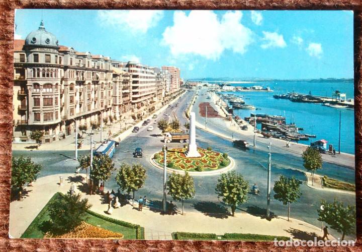 Postales: SANTANDER - CALLE DE CASTELAR - Foto 1