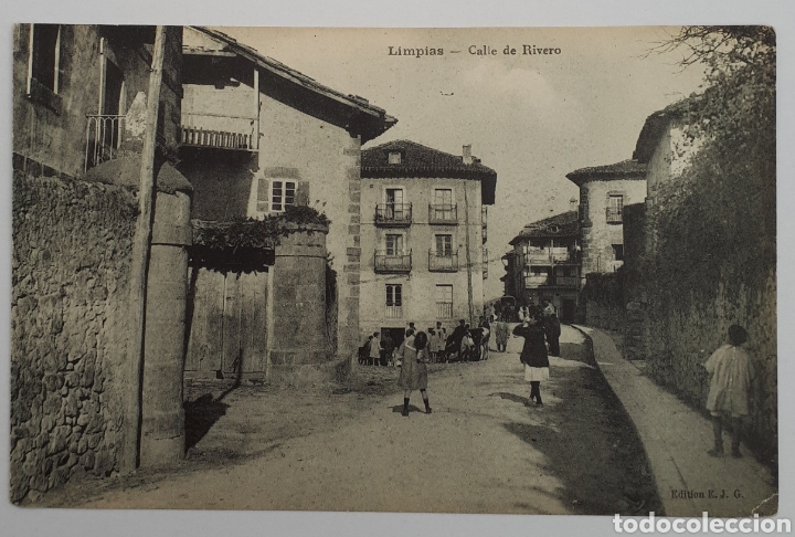 Postales: LIMPIAS.- Calle de Rivero - Foto 1