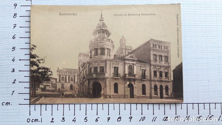 Postales: Santander, Parque de Romberos Voluntarios. Sin circular. - Foto 1