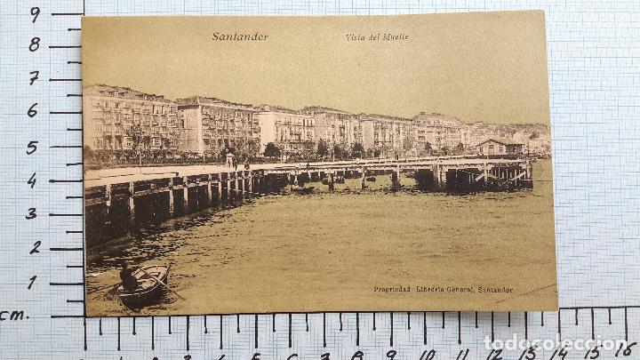 Postales: Santander, vista desde el muelle. Sin circular. - Foto 1