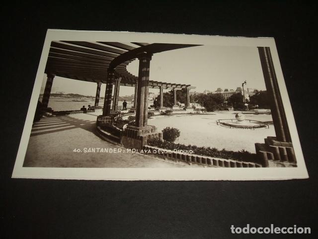 Postales: SANTANDER 1&ordf; PLAYA DESDE PIQUIO - Foto 1