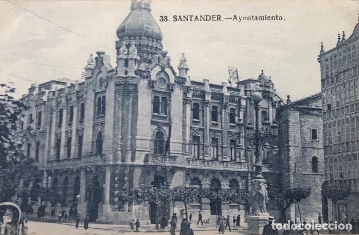 Postales: Santander - Ayuntamiento - Edici&oacute;n La Ideal - Foto 1