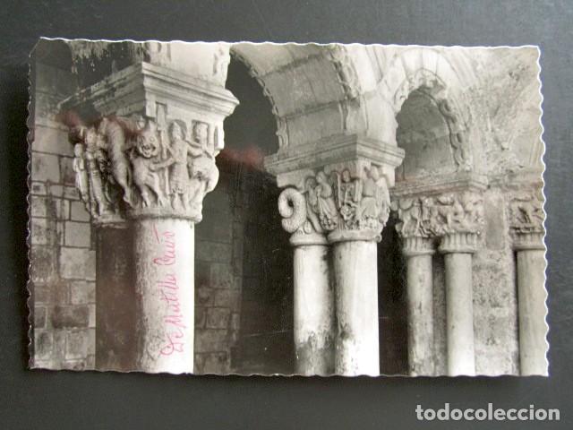 Postales: POSTAL SANTANDER. COLEGIATA. CAPITELES DEL CLAUSTRO. - Foto 1