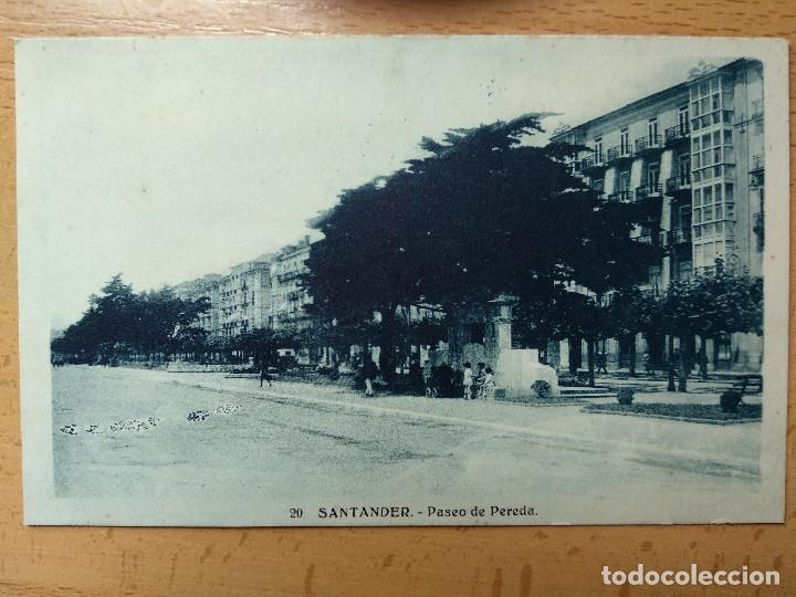 Postales: SANTANDER, PASEO PEREDA. 20 - Foto 1