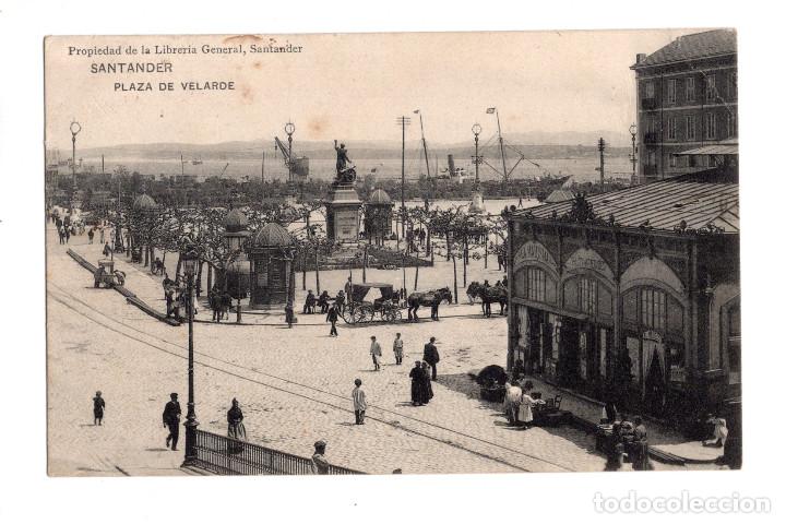 Postales: SANTANDER.-  PLAZA DE VELARDE - Foto 1