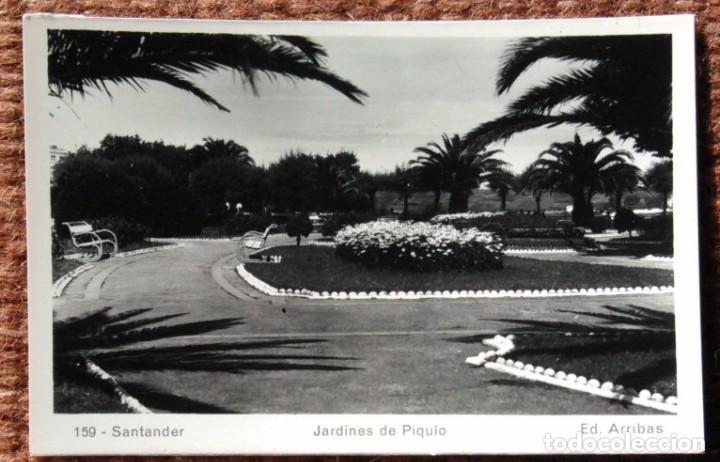 Postales: SANTANDER - JARDINES DE PIQUIO - Foto 1