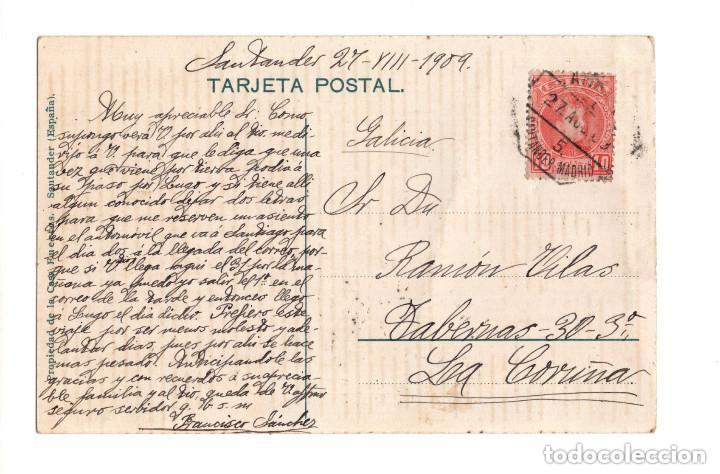 Postales: SANTANDER.- CALLE DEL SOL - Foto 2