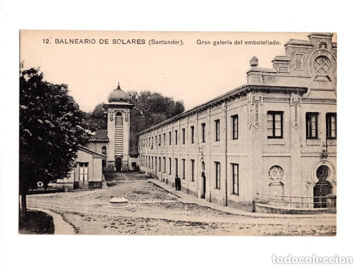 BALNEARIO DE SOLARES.(SANTANDER).- GRAN GALERIA DE EMBOTELLADO (Postales - España - Cantabria Antigua (hasta 1.939))
