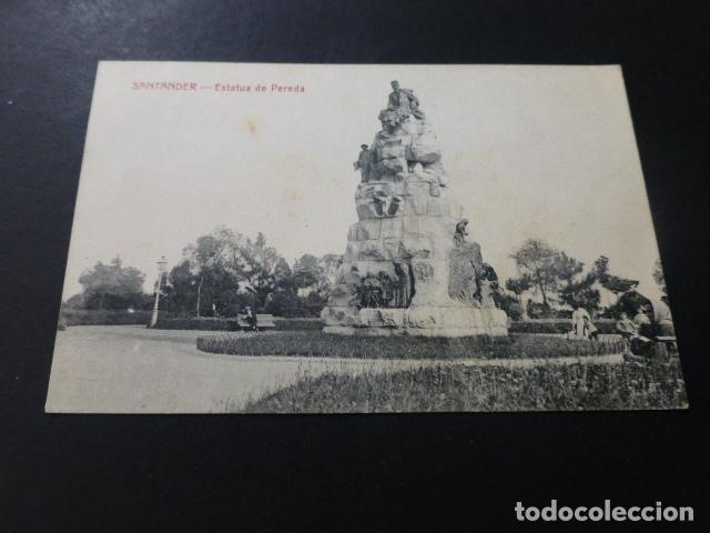 Postales: SANTANDER ESTATUA DE PEREDA - Foto 1