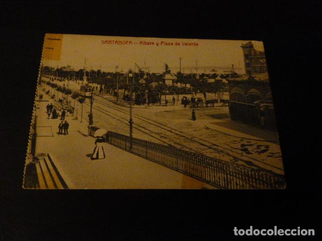 Postales: SANTANDER RIBERA Y PLAZA DE VELARDE - Foto 1