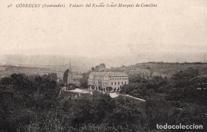 Postales: cobreces. 23 palacio marques de comillas - Foto 1