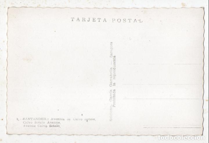 Postales: Santander. Avenida de Calvo Sotelo. - Foto 2