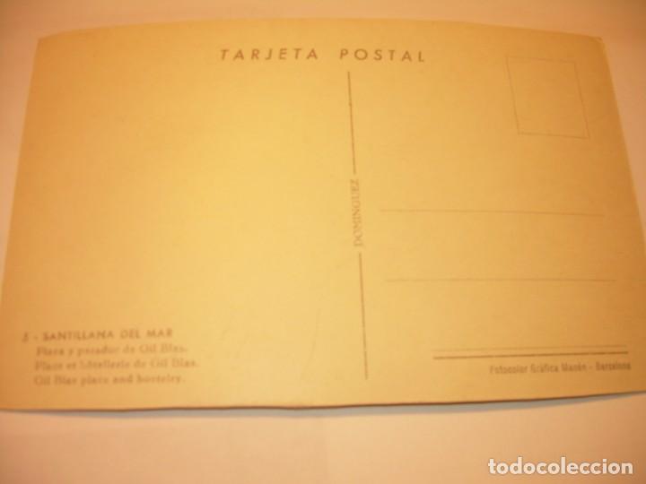 Postales: ANTIGUA POSTAL....SANTILLANA DEL MAR. - Foto 2