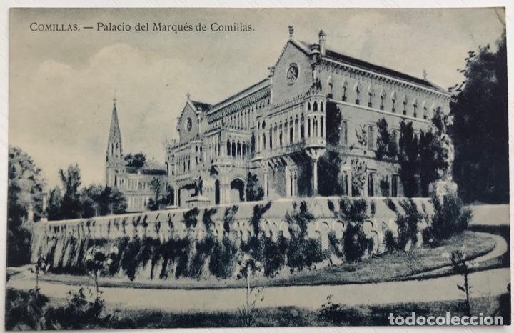 Postales: Comillas - Cantabria - Palacio del marqu&eacute;s de comillas - Edici&oacute;n Guti&eacute;rrez y S&aacute;nchez - Thomas - Foto 1