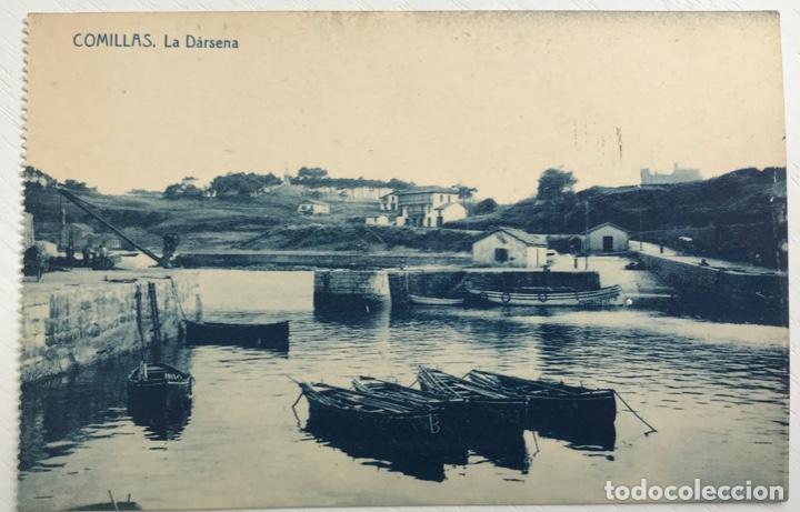 Postales: Comillas - Cantabria - La d&aacute;rsena - Edici&oacute;n Guti&eacute;rrez y S&aacute;nchez - Thomas - Foto 1