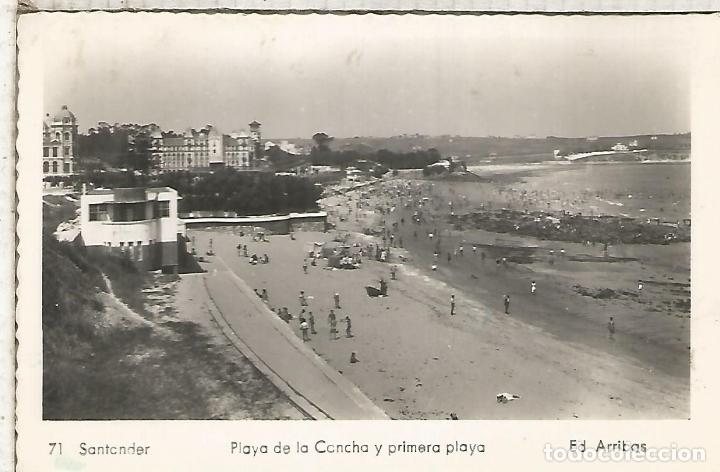 Postales: SANTANDER PLAYA CONCHA ESCRITA - Foto 1