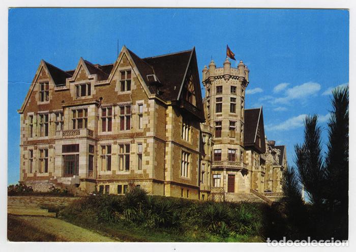 Postales: 23 Santander. Palacio Magdalena. BERGAS. Circulada - Foto 1