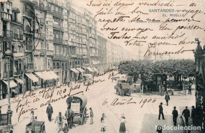 Postales: santander. el muelle. h y m 77 - Foto 1