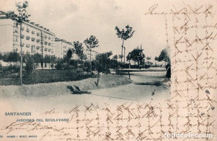 Postales: santander. jardines del boulevard. h y m 284 - Foto 1