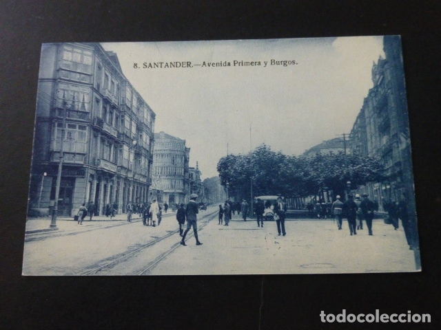 Postales: SANTANDER AVENIDA PRIMERA Y BURGOS - Foto 1