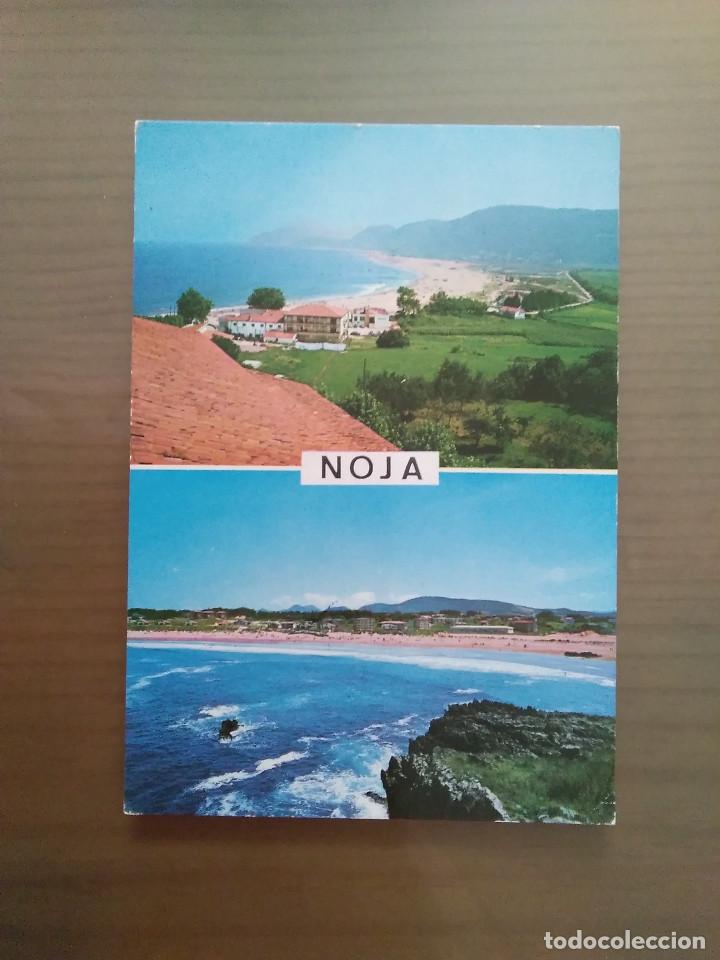 Postales: POSTAL NOJA CANTABRIA PLAYAS DE RIS Y TRENGANDIN - Foto 1