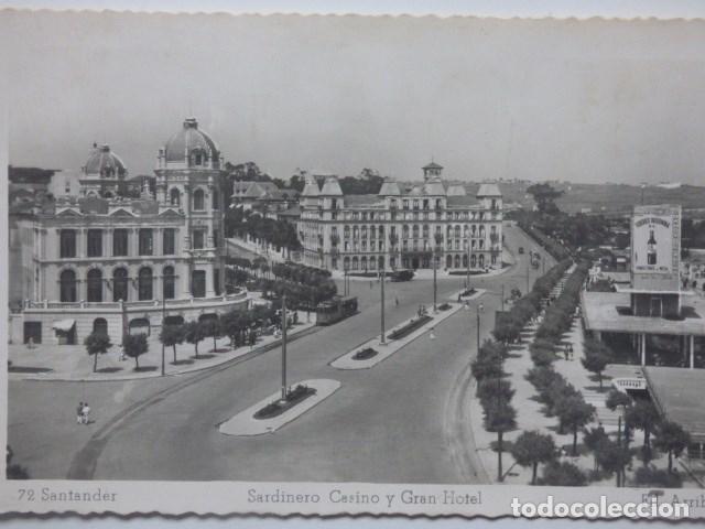 Postales: santander , casino y gran hotel - Foto 1