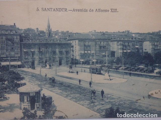 Postales: santander , avenida de alfonso XIII - Foto 1