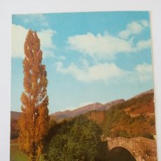 Cartoline: REINOSA, ALTO CAMPOO (SANTANDER) Nº244. PUENTE ROMANO DE RIAÑO. FOTO A, BUSTAMANTE. SIN ESCRIBIR