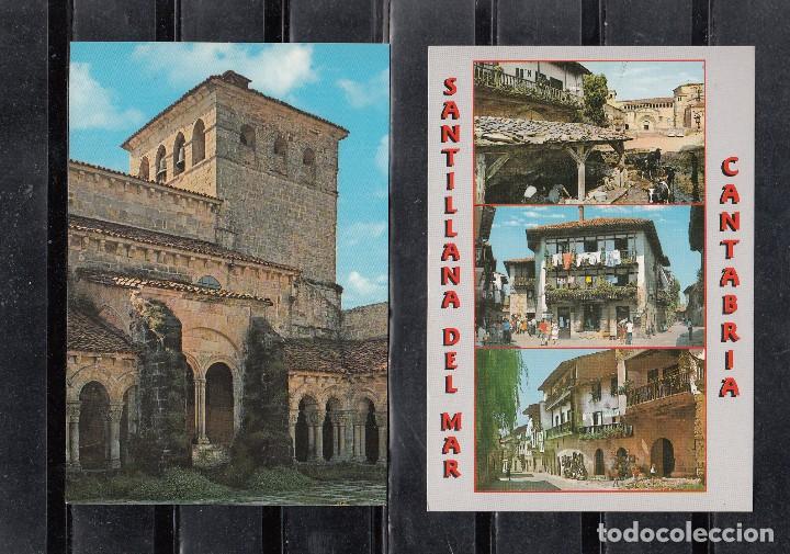 Postales: 10 POSTALES DIVERSAS DE SANTILLANA DE MAR - Foto 3