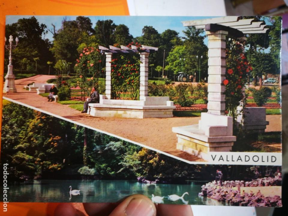 Postales: Postal Valladolid Estanque y Rosaleda - Foto 1
