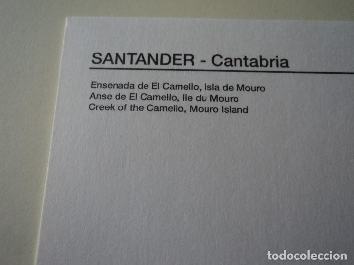 Postales: SANTANDER ENSENADA DEL CAMELLO ED DOMINGUEZ - Foto 2