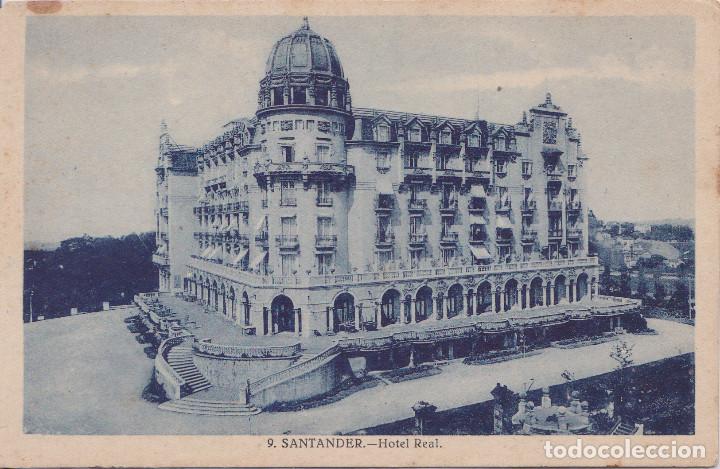 Postales: SANTANDER - HOTEL REAL - GRAFOS, MADRID - Foto 1
