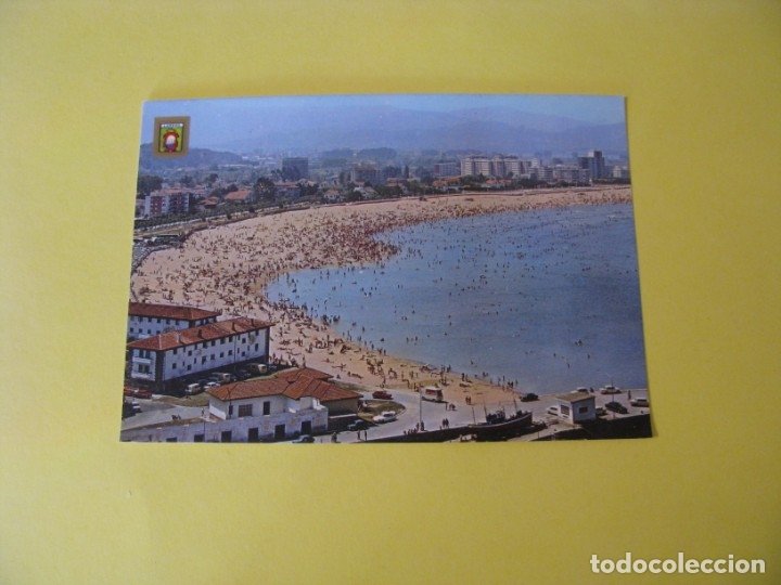 Postales: POSTAL DE LAREDO. PLAYA LA SALVE. DOMINGUEZ. - Foto 1