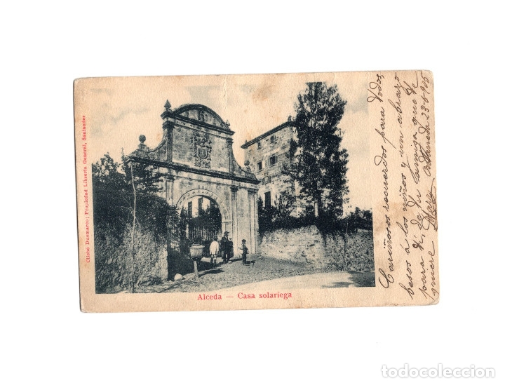 Postales: ALCEDA.(SANTANDER).- CASA SOLARIEGA. - Foto 1