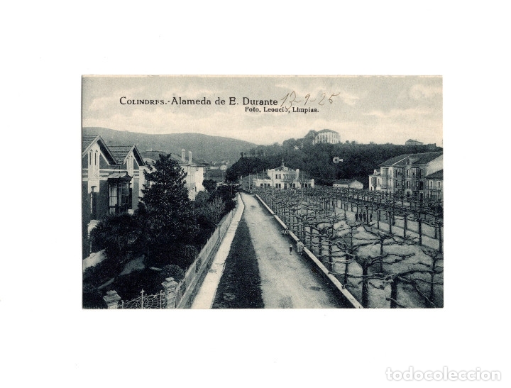 Postales: COLINDRES.(CANTABRIA).- ALAMEDA DE E. DURANTE. - Foto 1