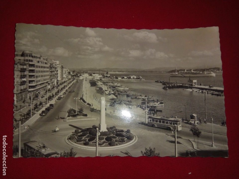 Postales: POSTAL.SANTANDER.CALLE DE CASTELAR.USADA. - Foto 1