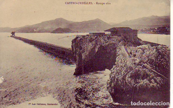 Postales: CASTRO-URDIALES ROMPEOLAS - Foto 1