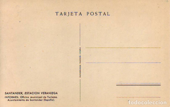 Postales: SANTANDER ESTACION VERANIEGA - Foto 2