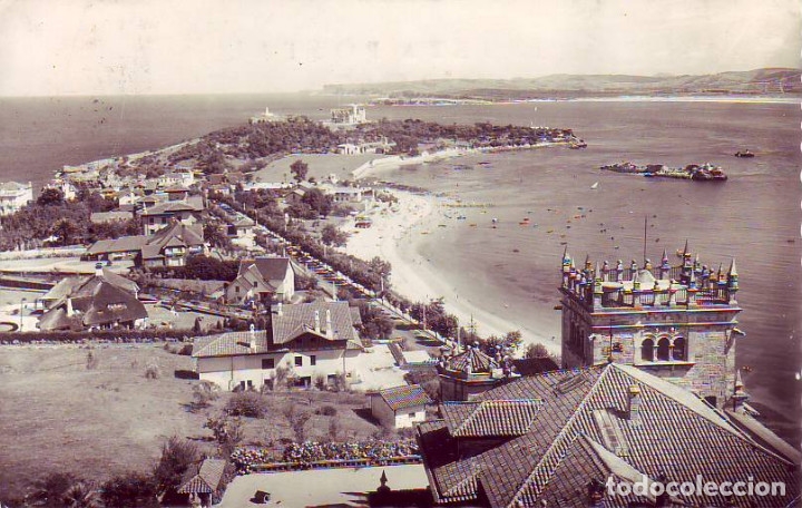 Postales: SANTANDER PLAYA Y PALACIO DE LA MAGDALENA - Foto 1